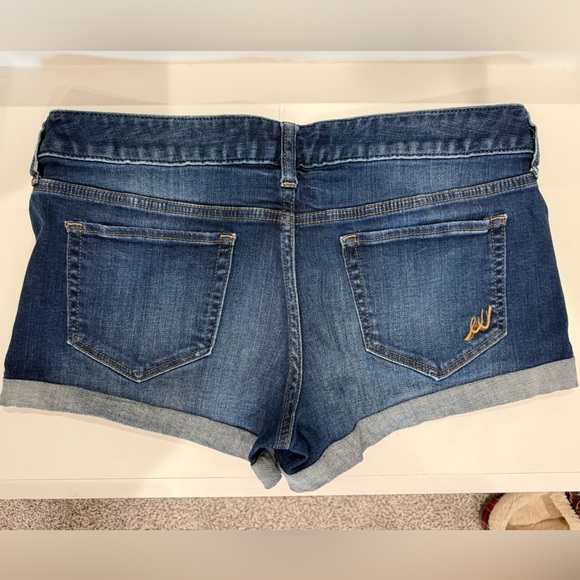 Express Dark Blue Jean Shorts - Picture 2 of 10